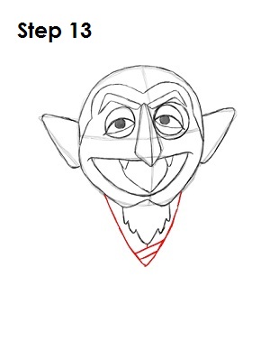 How to Draw The Count Step 13 How to Draw The Count Step 13