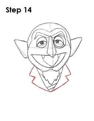 How to Draw The Count Step 14 How to Draw The Count Step 14