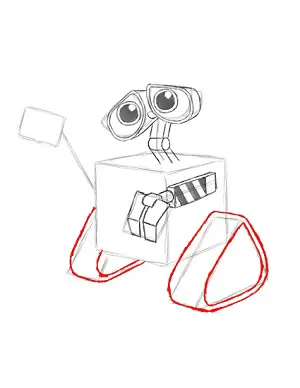 How To Draw Wall E Easy Wall E How To Draw Lesson Pictures to pin on ...