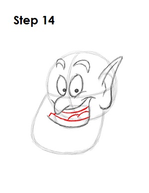 View Outline Easy Aladdin Genie Drawing Pictures