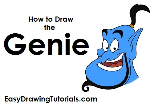 Aladdin Disney Aladdin Cartoon Drawing - How To Draw The Genie From Aladdin