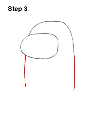 How to Draw an Among Us Video Game Character 3