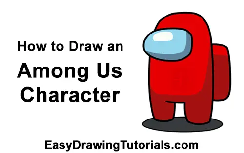 How to Draw an Among Us Video Game Character