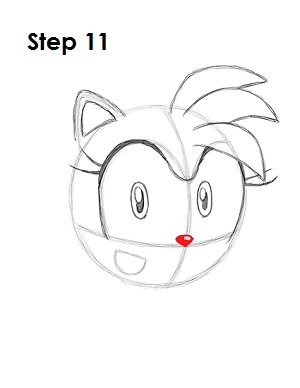 Amy Rose Sonic 11 Draw Amy Rose 11
