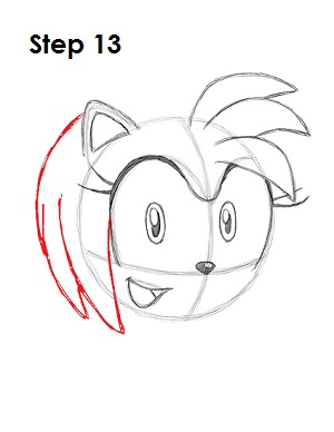 Amy Rose Sonic 13 Draw Amy Rose 13