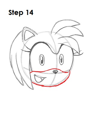 Amy Rose Sonic 14 Draw Amy Rose 14