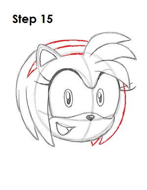 Amy Rose Sonic 15 Draw Amy Rose 15