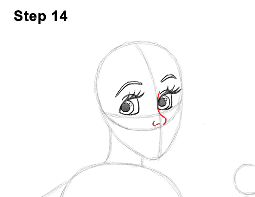 Ariel Little Mermaid Drawing 14 Draw Ariel Little Mermaid Body 14