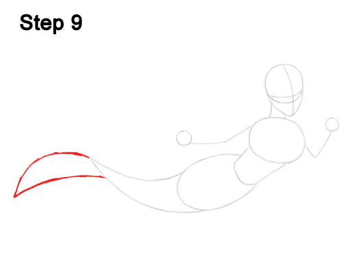Ariel Little Mermaid Drawing 9 Draw Ariel Little Mermaid Body 9
