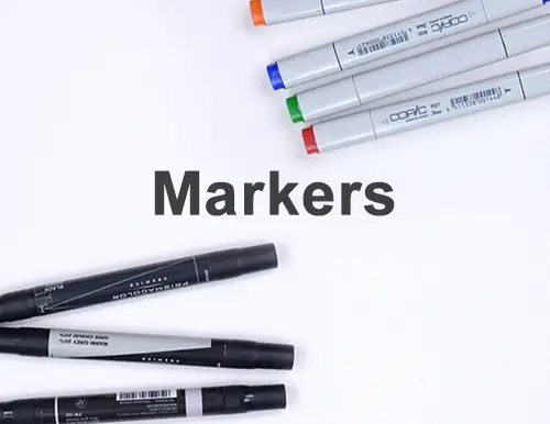 Art Drawing Materials Supplies List Markers