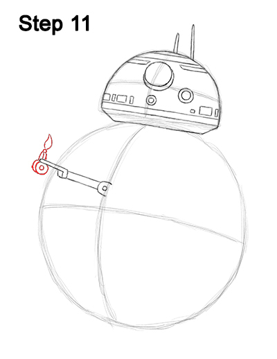 BB-8 Star Wars Drawing 11 Draw BB-8 Force Awakens 11