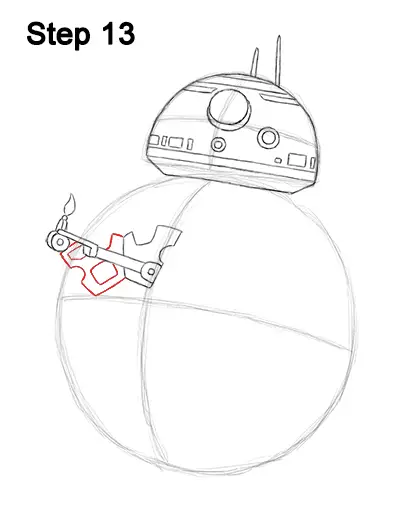 Draw BB-8 Force Awakens 13