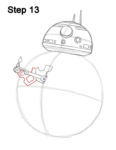 BB-8 Star Wars Drawing 13 Draw BB-8 Force Awakens 13