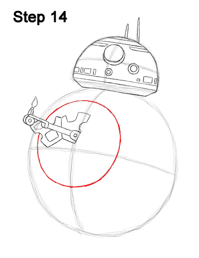 BB-8 Star Wars Drawing 14 Draw BB-8 Force Awakens 14