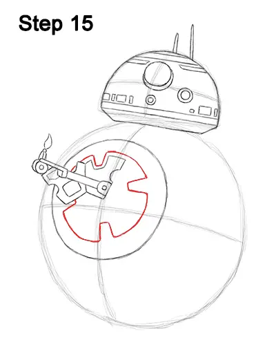 Draw BB-8 Force Awakens 15