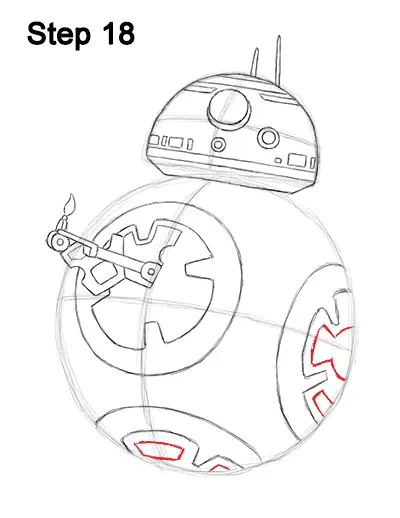 Draw BB-8 Force Awakens 18