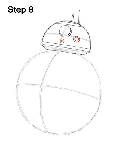 BB-8 Star Wars Drawing 8 Draw BB-8 Force Awakens 8
