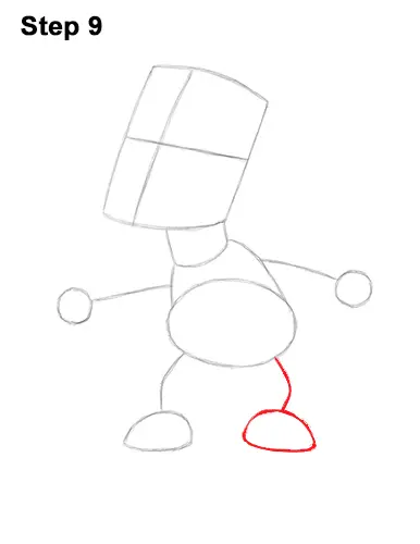 How to Draw Bart Simpson Full Body Skateboard Skater Skating 9