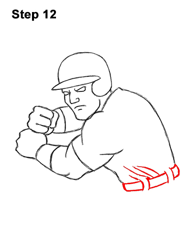 Draw Cartoon Baseball Player Batting 12 How to a Draw Cartoon Baseball Player Batter 12