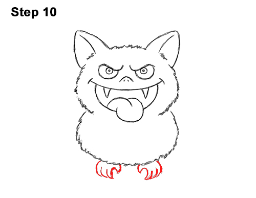 Draw an Angry Funny Cartoon Bat 10 How to Draw Angry Funny Cute Halloween Cartoon Bat 10