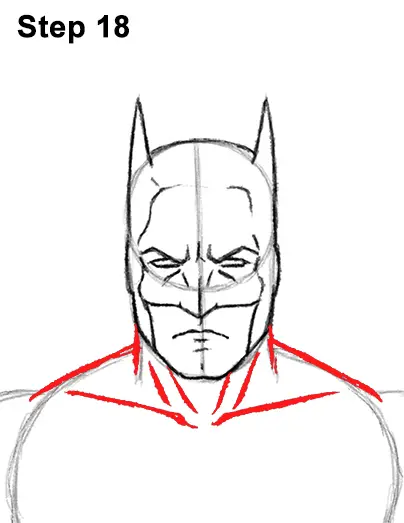 Draw Batman Full Body 18