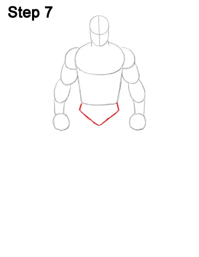 Draw Batman Full Body 7