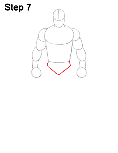 How to Draw Batman Full Body Step 7