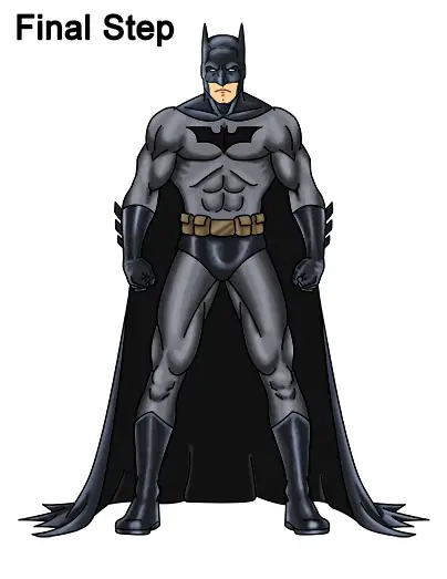 Draw Batman Full Body