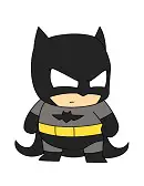 How to Draw Batman Mini Chibi