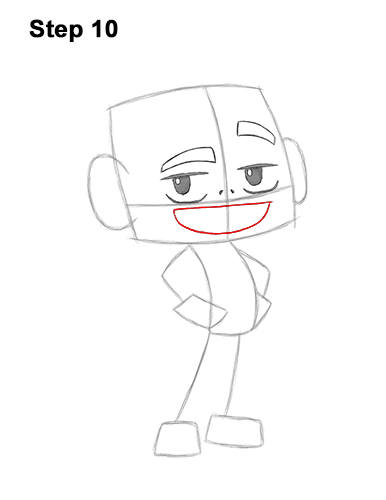 How to Draw Beast Boy Teen Titans Go! Full Body 10