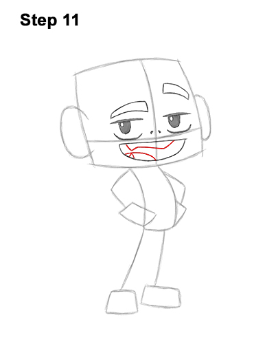 How to Draw Beast Boy Teen Titans Go! Full Body 11