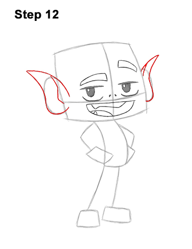 How to Draw Beast Boy Teen Titans Go! Full Body 12