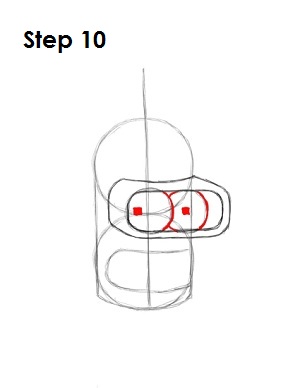 How to Draw Bender Step 10 Draw Bender Step 10