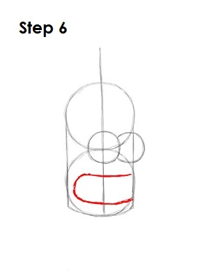 How to Draw Bender Step 6 Draw Bender Step 6