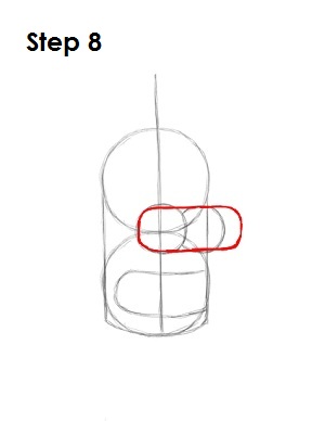 How to Draw Bender Step 8 Draw Bender Step 8