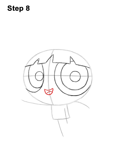 Draw Blossom Powerpuff Girls 8 How to Draw Blossom Powerpuff Girls Full Body 8