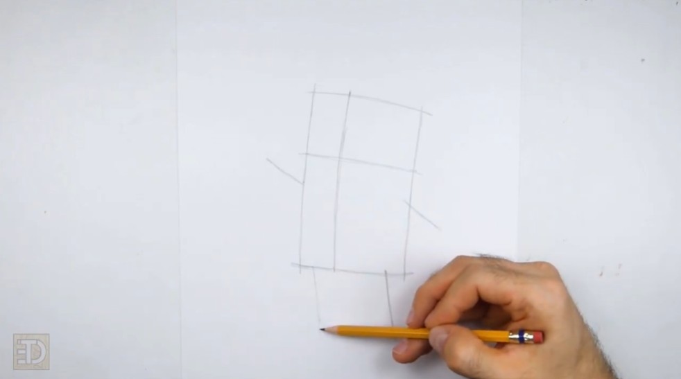 Guidelines Pencil Sketch How to Draw Bluey Guidelines