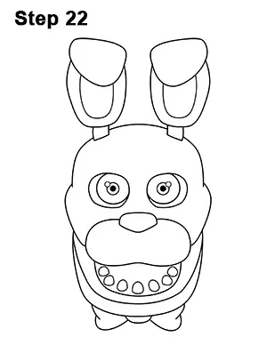 How To Draw Bonnie From Five Nights At Freddy S Really Easy Drawing Tutorial