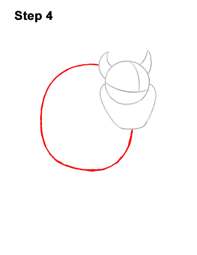 Bowser drawing guide step 4 How to Draw Bowser