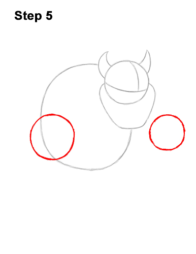 Bowser drawing guide step 5 How to Draw Bowser