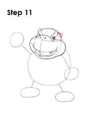 How to Draw Bowser Jr. How to Draw Bowser Jr. Step 11