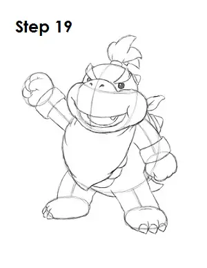 How to Draw Bowser Jr.