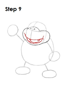 How to Draw Bowser Jr. How to Draw Bowser Jr. Step 9