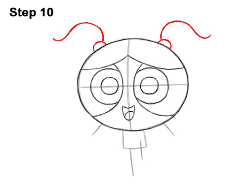 Draw Bubbles Powerpuff Girls 10 How to Draw Bubbles Powerpuff Girls Full Body 10