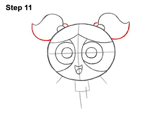 Draw Bubbles Powerpuff Girls 11 How to Draw Bubbles Powerpuff Girls Full Body 11