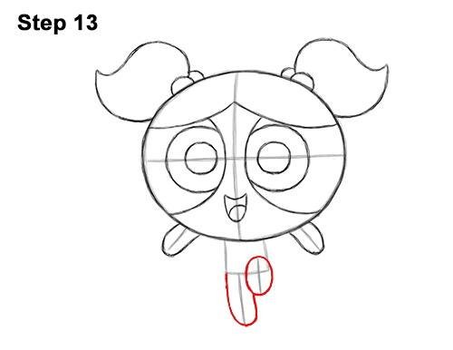 Draw Bubbles Powerpuff Girls 13 How to Draw Bubbles Powerpuff Girls Full Body 13