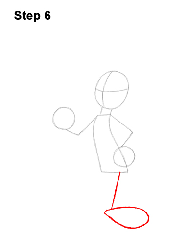 How to Draw Bugs Bunny Full Body Carrot 6