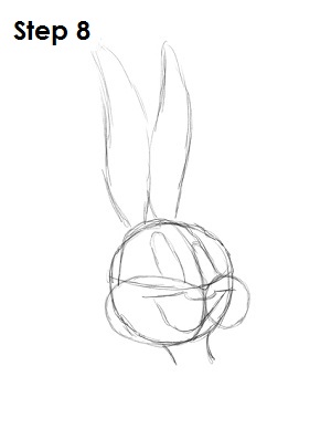 Draw Bugs Bunny Draw Bugs Bunny Step 8