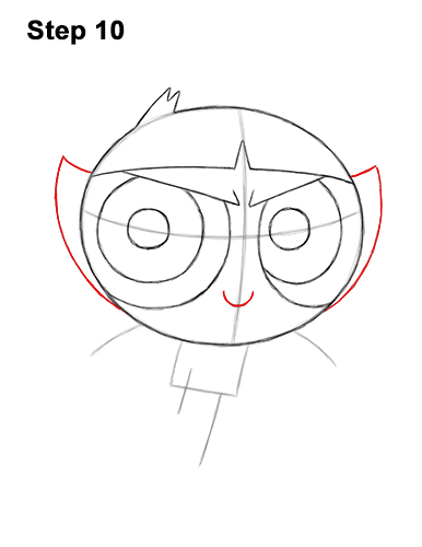 How to Draw Buttercup Powerpuff Girls Full Body 10