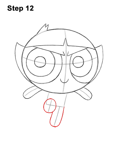 How to Draw Buttercup Powerpuff Girls Full Body 12